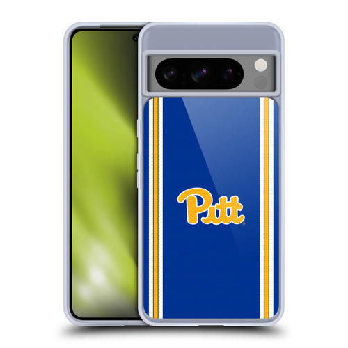 University Of Pittsburgh University Of Pittsburgh Football Jersey Soft Gel Case for Google Pixel 8 Pro