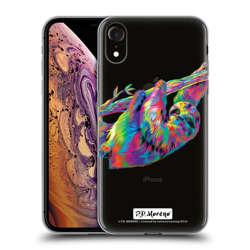 P.D. Moreno Animals Sloth Soft Gel Case for Apple iPhone XR