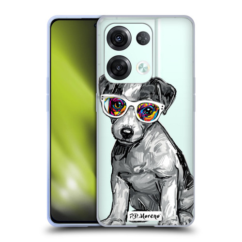 P.D. Moreno Black And White Dogs Jack Russell Soft Gel Case for OPPO Reno8 Pro