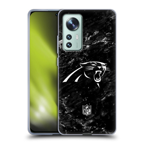 NFL Carolina Panthers Artwork Marble Soft Gel Case for Xiaomi 12