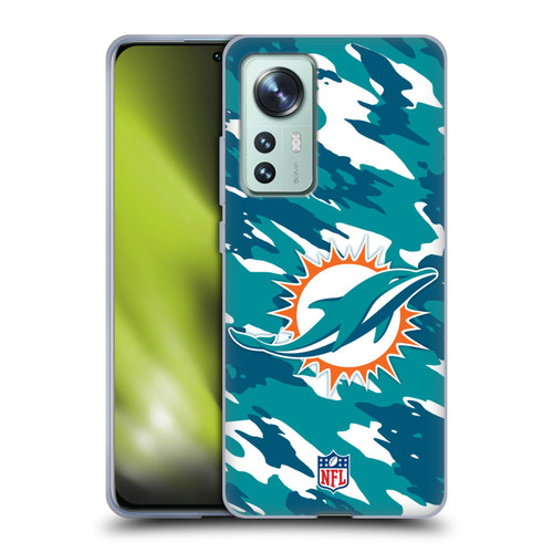 NFL Miami Dolphins Logo Camou Soft Gel Case for Xiaomi 12