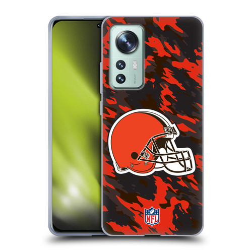 NFL Cleveland Browns Logo Camou Soft Gel Case for Xiaomi 12