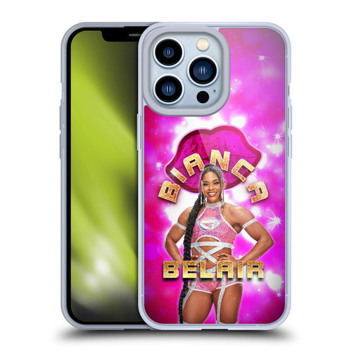 WWE Bianca Belair Portrait Soft Gel Case for Apple iPhone 13 Pro
