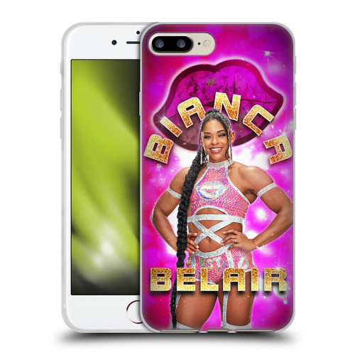 WWE Bianca Belair Portrait Soft Gel Case for Apple iPhone 7 Plus / iPhone 8 Plus
