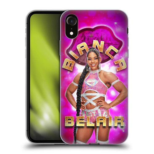 WWE Bianca Belair Portrait Soft Gel Case for Apple iPhone XR