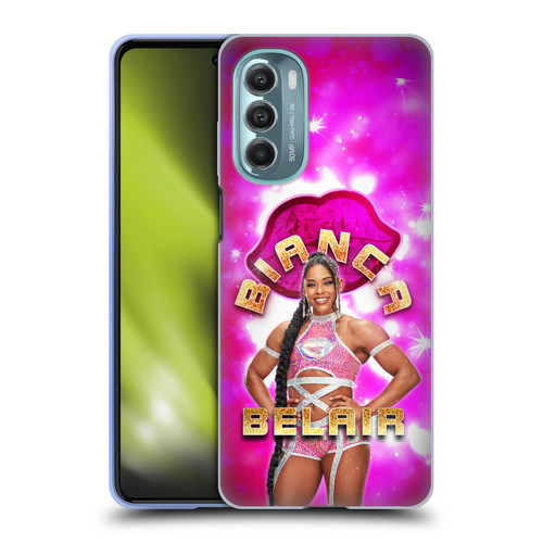 WWE Bianca Belair Portrait Soft Gel Case for Motorola Moto G Stylus 5G (2022)