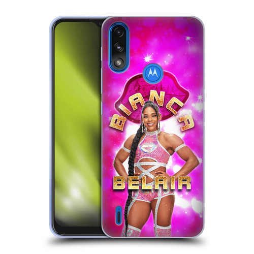 WWE Bianca Belair Portrait Soft Gel Case for Motorola Moto E7 Power / Moto E7i Power