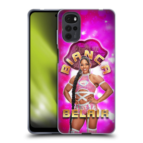 WWE Bianca Belair Portrait Soft Gel Case for Motorola Moto G22
