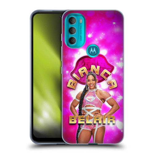 WWE Bianca Belair Portrait Soft Gel Case for Motorola Moto G71 5G