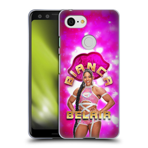 WWE Bianca Belair Portrait Soft Gel Case for Google Pixel 3