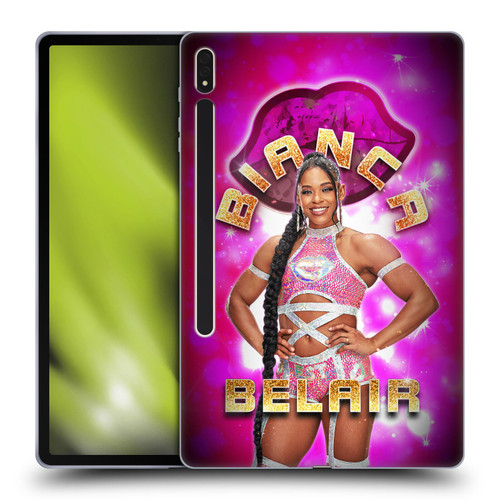 WWE Bianca Belair Portrait Soft Gel Case for Samsung Galaxy Tab S8 Plus