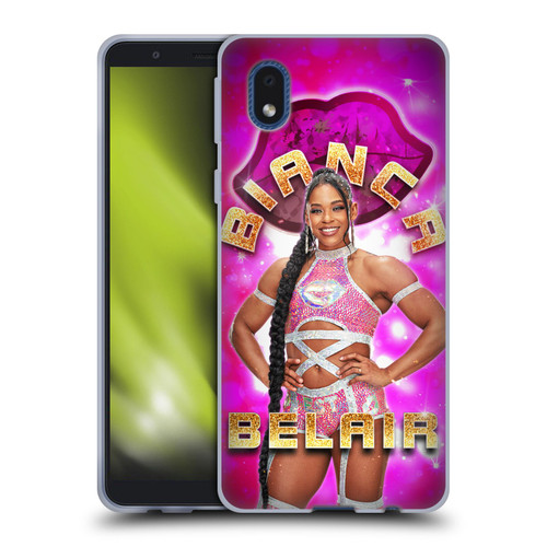 WWE Bianca Belair Portrait Soft Gel Case for Samsung Galaxy A01 Core (2020)