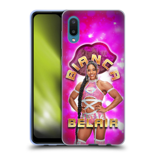 WWE Bianca Belair Portrait Soft Gel Case for Samsung Galaxy A02/M02 (2021)
