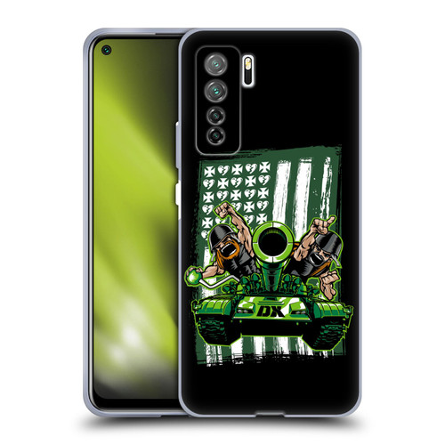 WWE D-Generation X Flag Soft Gel Case for Huawei Nova 7 SE/P40 Lite 5G