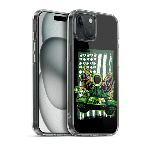 WWE D-Generation X Flag Soft Gel Case for Apple iPhone 15 Plus