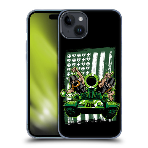 WWE D-Generation X Flag Soft Gel Case for Apple iPhone 15 Plus