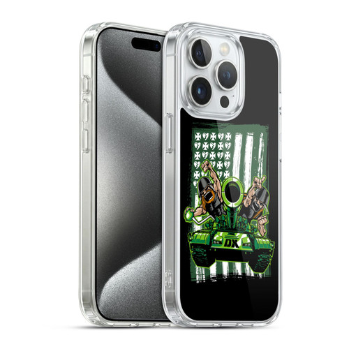WWE D-Generation X Flag Soft Gel Case for Apple iPhone 15 Pro