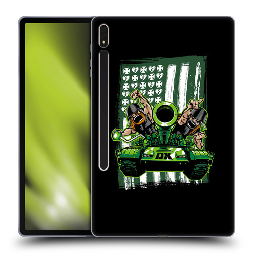 WWE D-Generation X Flag Soft Gel Case for Samsung Galaxy Tab S8 Plus