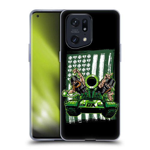 WWE D-Generation X Flag Soft Gel Case for OPPO Find X5 Pro