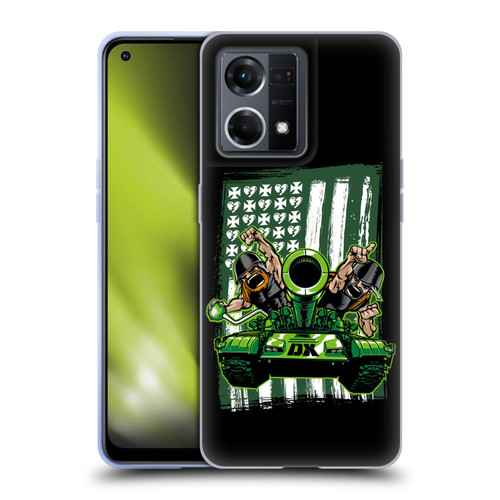 WWE D-Generation X Flag Soft Gel Case for OPPO Reno8 4G