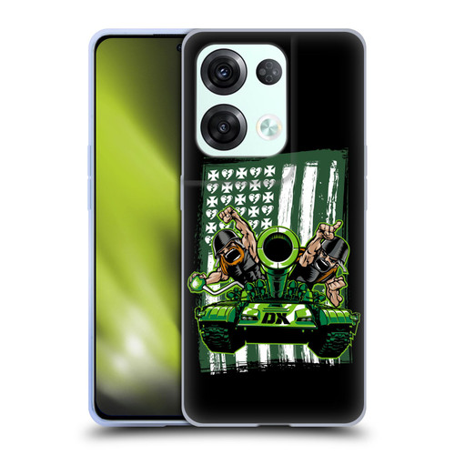 WWE D-Generation X Flag Soft Gel Case for OPPO Reno8 Pro