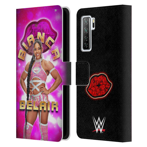 WWE Bianca Belair Portrait Leather Book Wallet Case Cover For Huawei Nova 7 SE/P40 Lite 5G