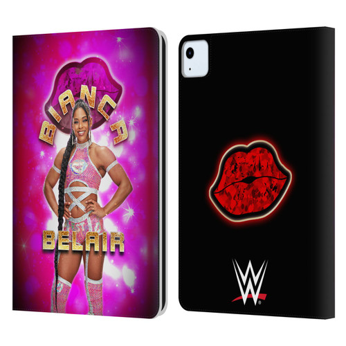 WWE Bianca Belair Portrait Leather Book Wallet Case Cover For Apple iPad Air 2020 / 2022