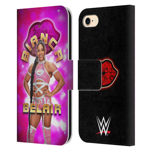 WWE Bianca Belair Portrait Leather Book Wallet Case Cover For Apple iPhone 7 / 8 / SE 2020 & 2022