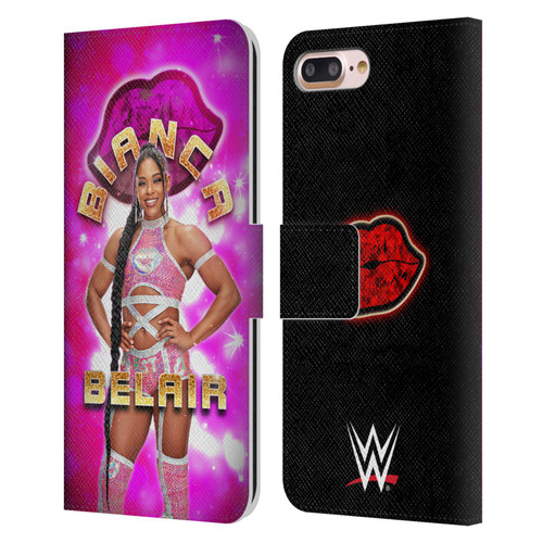 WWE Bianca Belair Portrait Leather Book Wallet Case Cover For Apple iPhone 7 Plus / iPhone 8 Plus