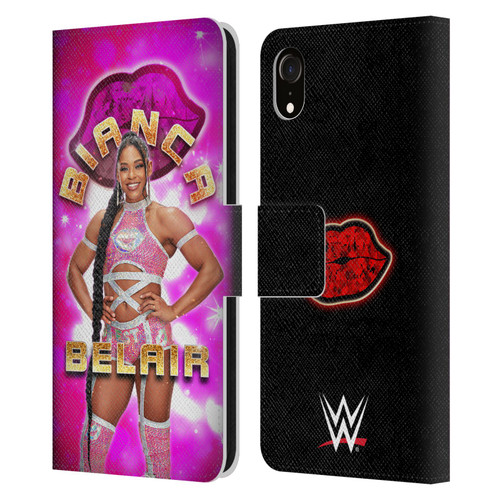 WWE Bianca Belair Portrait Leather Book Wallet Case Cover For Apple iPhone XR