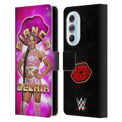 WWE Bianca Belair Portrait Leather Book Wallet Case Cover For Motorola Edge X30