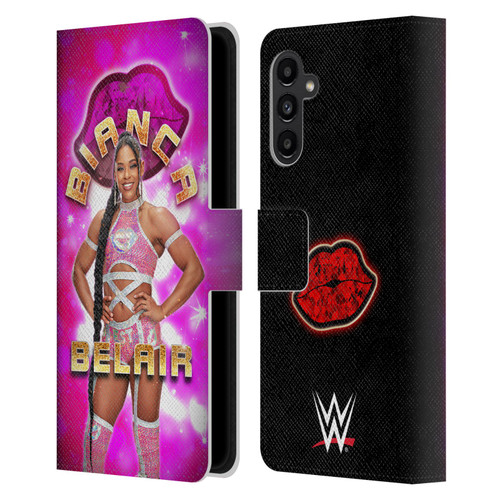 WWE Bianca Belair Portrait Leather Book Wallet Case Cover For Samsung Galaxy A13 5G (2021)