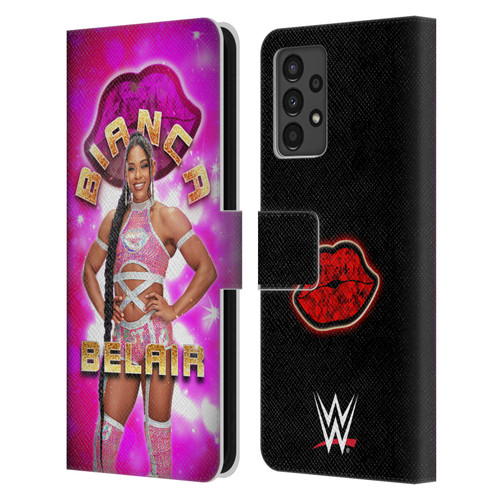 WWE Bianca Belair Portrait Leather Book Wallet Case Cover For Samsung Galaxy A13 (2022)