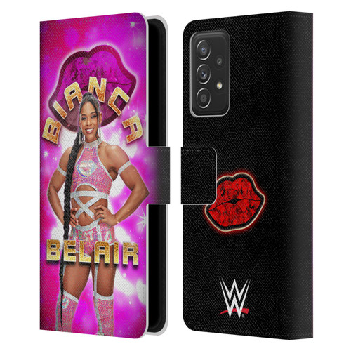 WWE Bianca Belair Portrait Leather Book Wallet Case Cover For Samsung Galaxy A53 5G (2022)