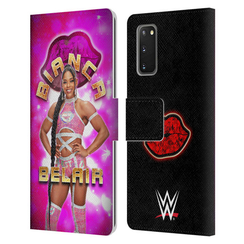 WWE Bianca Belair Portrait Leather Book Wallet Case Cover For Samsung Galaxy S20 / S20 5G