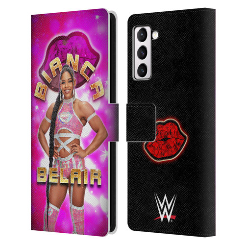 WWE Bianca Belair Portrait Leather Book Wallet Case Cover For Samsung Galaxy S21+ 5G