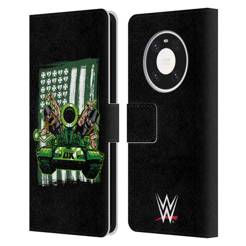WWE D-Generation X Flag Leather Book Wallet Case Cover For Huawei Mate 40 Pro 5G