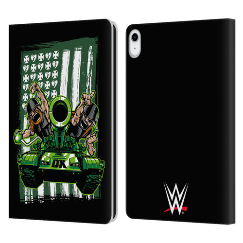 WWE D-Generation X Flag Leather Book Wallet Case Cover For Apple iPad 10.9 (2022)
