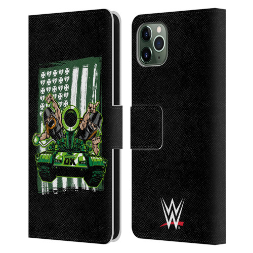 WWE D-Generation X Flag Leather Book Wallet Case Cover For Apple iPhone 11 Pro Max