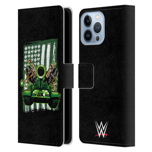 WWE D-Generation X Flag Leather Book Wallet Case Cover For Apple iPhone 13 Pro Max