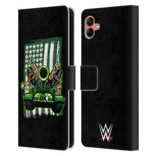 WWE D-Generation X Flag Leather Book Wallet Case Cover For Samsung Galaxy A04 (2022)