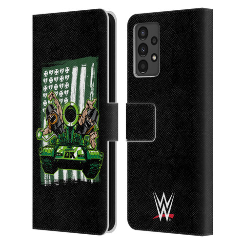 WWE D-Generation X Flag Leather Book Wallet Case Cover For Samsung Galaxy A13 (2022)