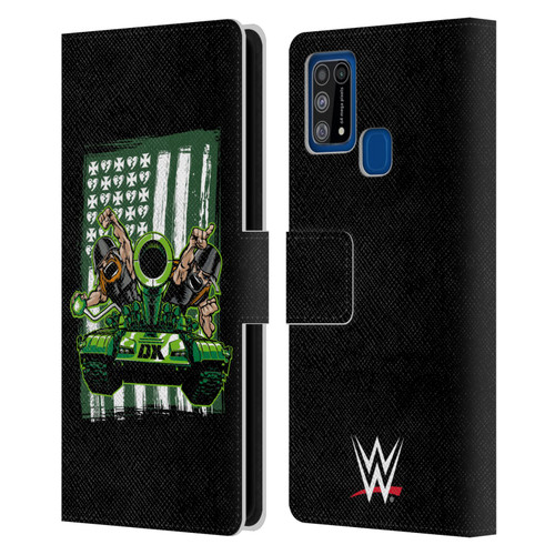 WWE D-Generation X Flag Leather Book Wallet Case Cover For Samsung Galaxy M31 (2020)