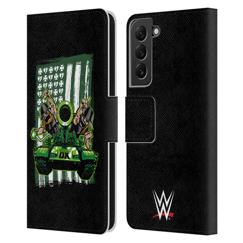 WWE D-Generation X Flag Leather Book Wallet Case Cover For Samsung Galaxy S22+ 5G