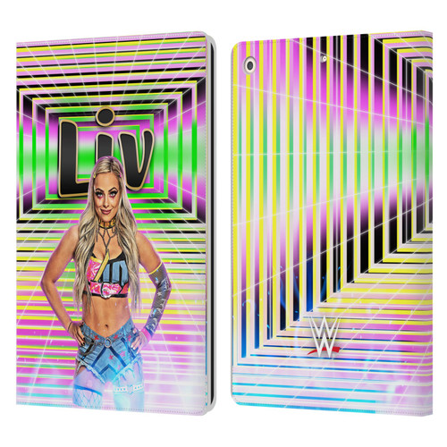 WWE Liv Morgan Portrait Leather Book Wallet Case Cover For Apple iPad 10.2 2019/2020/2021