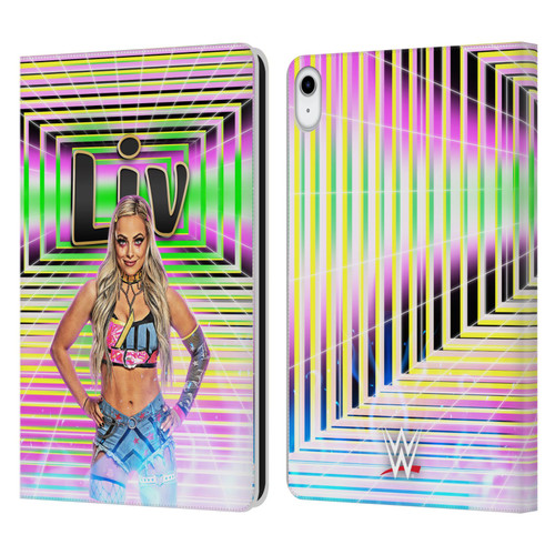 WWE Liv Morgan Portrait Leather Book Wallet Case Cover For Apple iPad 10.9 (2022)