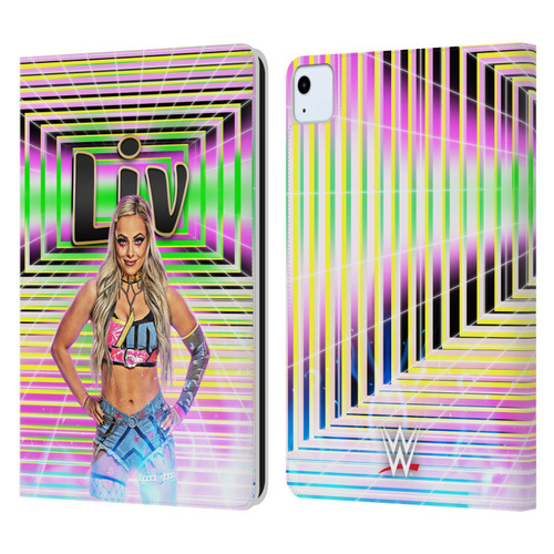 WWE Liv Morgan Portrait Leather Book Wallet Case Cover For Apple iPad Air 2020 / 2022