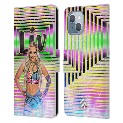 WWE Liv Morgan Portrait Leather Book Wallet Case Cover For Apple iPhone 14
