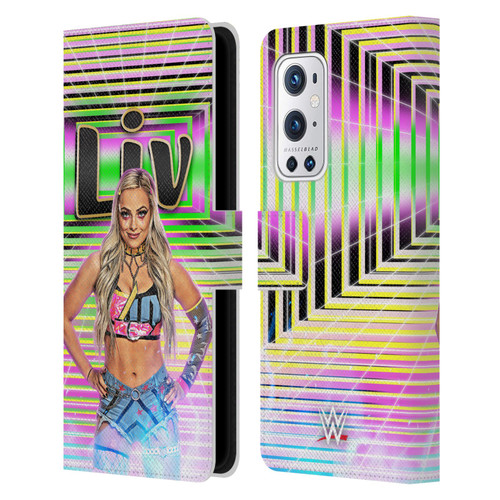 WWE Liv Morgan Portrait Leather Book Wallet Case Cover For OnePlus 9 Pro