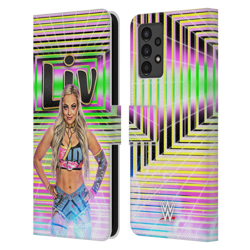 WWE Liv Morgan Portrait Leather Book Wallet Case Cover For Samsung Galaxy A13 (2022)